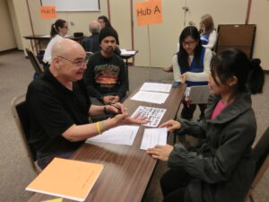 Mitch, from NE Seattle, and Orlando from the Beacon United Methodist Church Hub, were both participating in their first tabletop exercise.