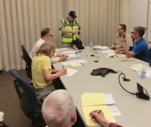 Group 3 has questions for their ACS "elmer"